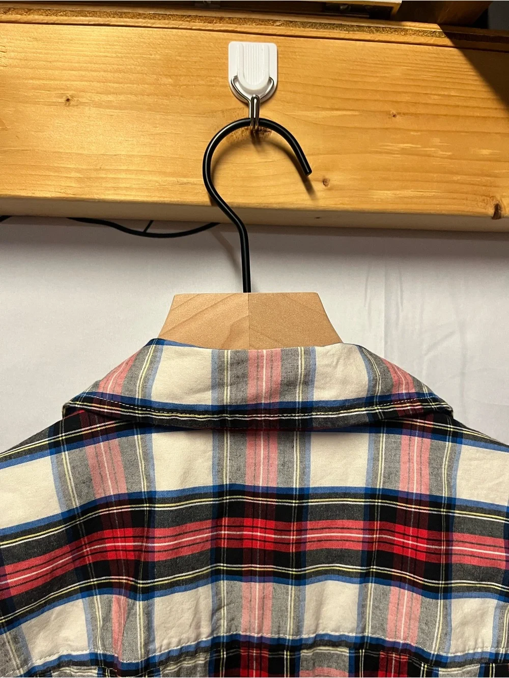 J. Crew Plaid Puff-Sleeve Button-Down Shirt (rack)